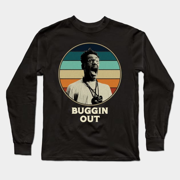 retro Buggin' Out (Do the Right Thing) Long Sleeve T-Shirt by Gummy Store